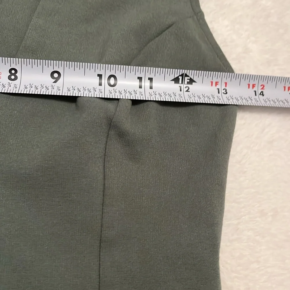 Akira Green V-Neck Sheath Mini Dress Sleeveless Cocktail - Picture 7 of 10